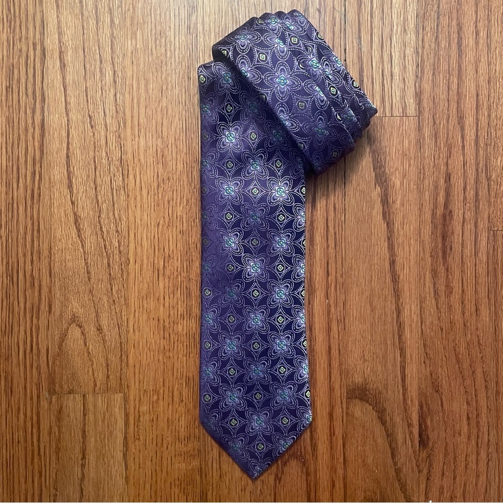 Santorelli silk tie handmade in Italy